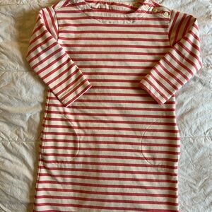 Primary Striped Kids Shirt Dress